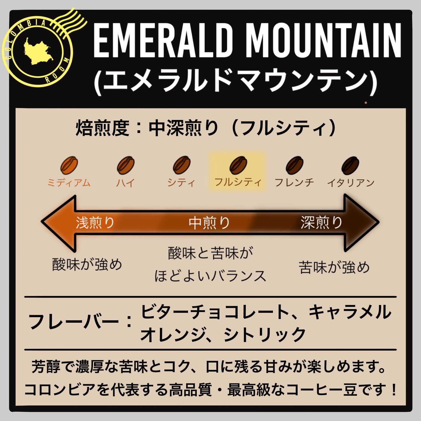 【コロンビア】エメラルドマウンテン