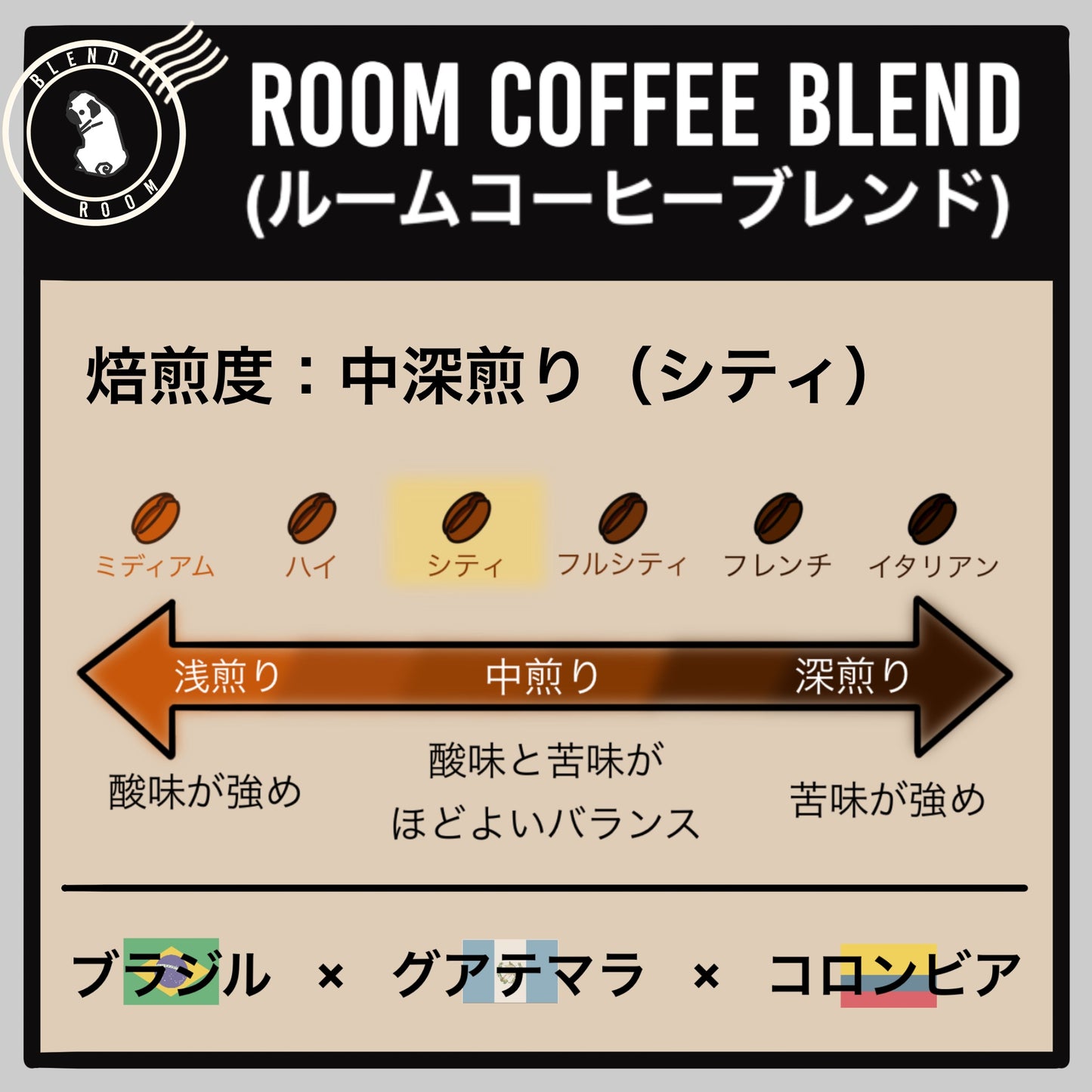 【ブレンド】Room Coffee ブレンド